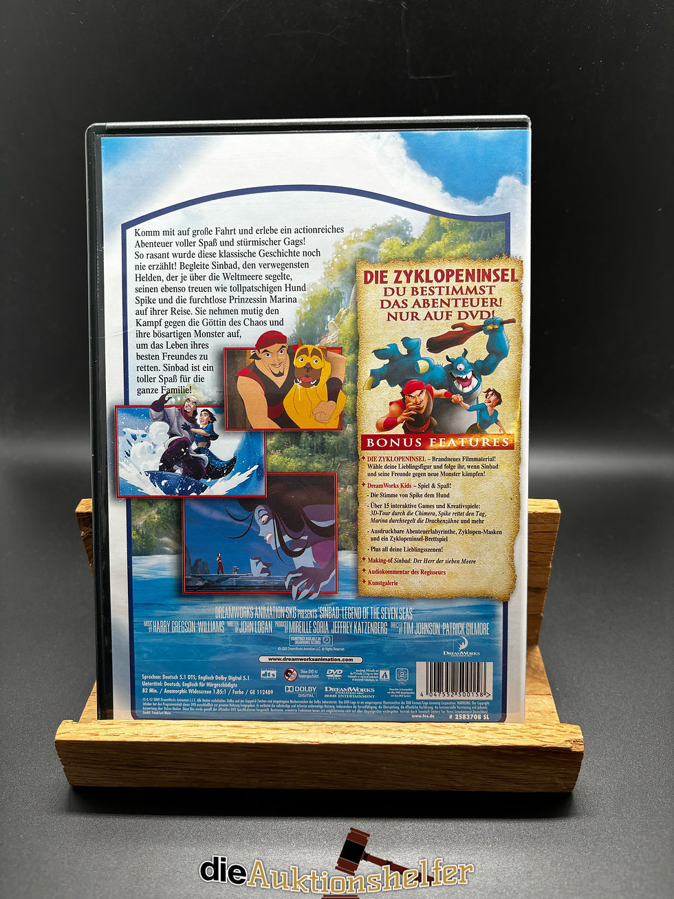 Miniaturbild: DVD - Sindbad der Herr der sieben Meere