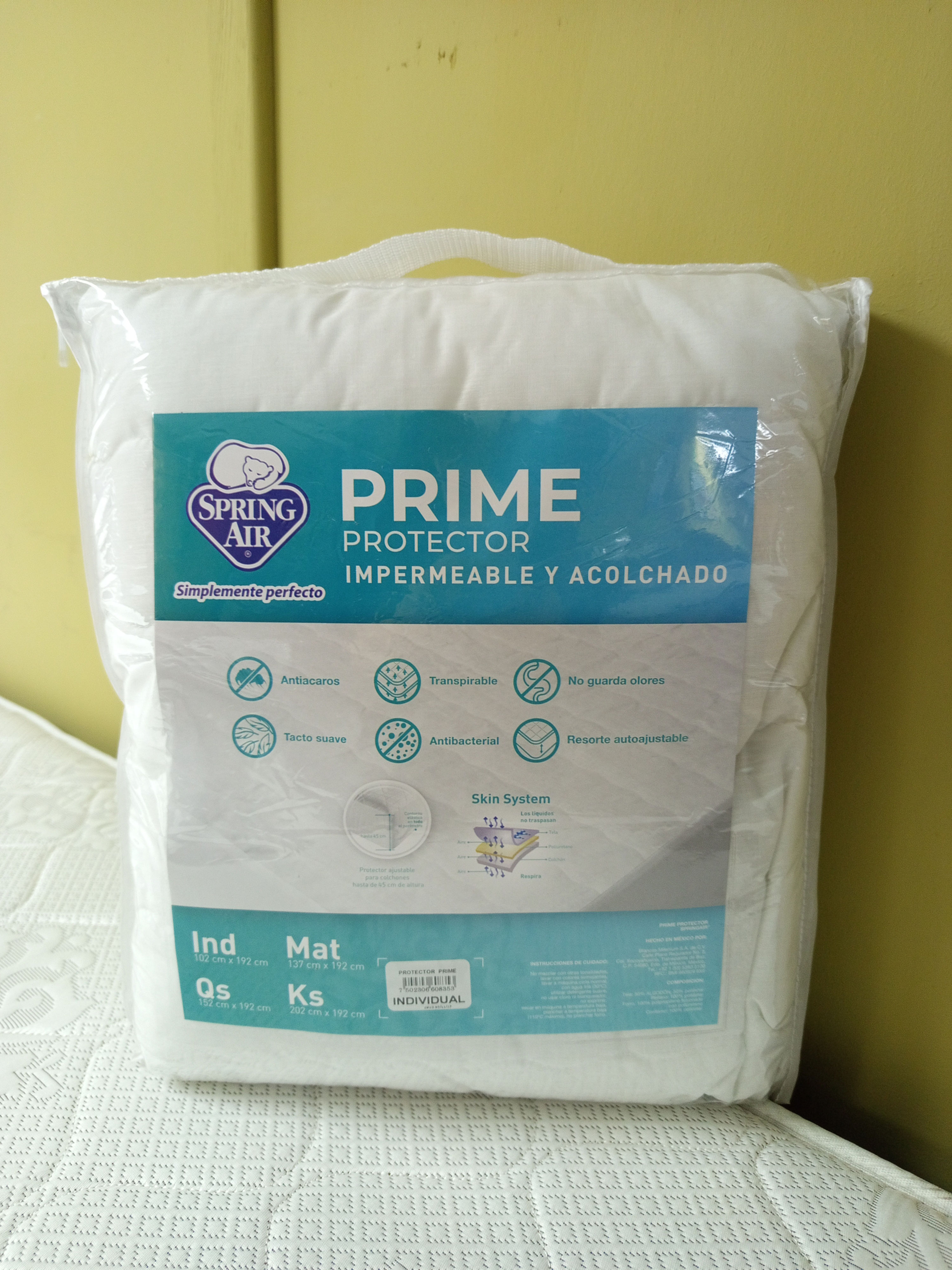 SPRING AIR PRIME PROTECTOR INDIVIDUAL