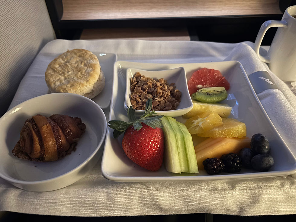 Business Class Breakfast Option