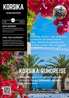 Reisebroschüre Korsika - Rundreise DE - Titelseite