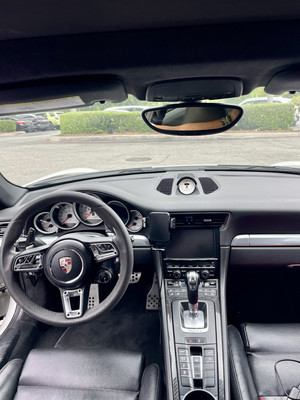 2013 Porsche 911 Carrera S in White/Black, film and TV European picture car rental, Los Angeles