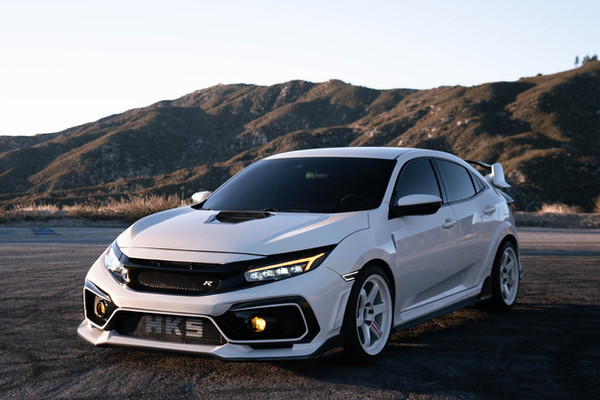 2021 Honda Civic Type R in Championship White, JDM movie car rental for productions in LA
