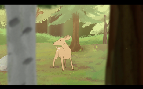 Small Fawn in a Big World