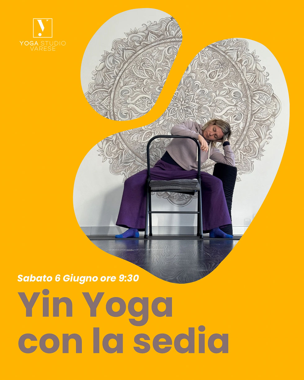 Yin yoga con la sedia