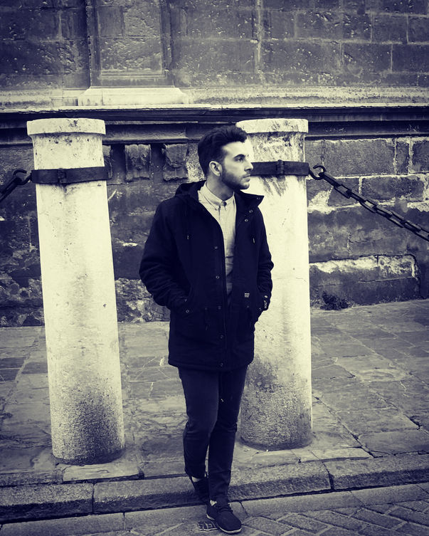 Black and white