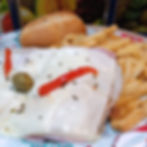 Milanesa, Tomato Sauce,
Ham & Mozzarella