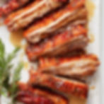 Roasted Pork Belly Ribs