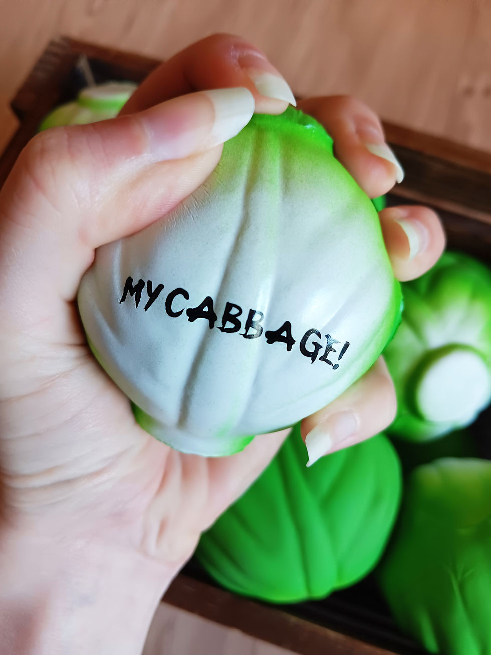 Thumbnail: My Cabbage! Emotional Support Squishy