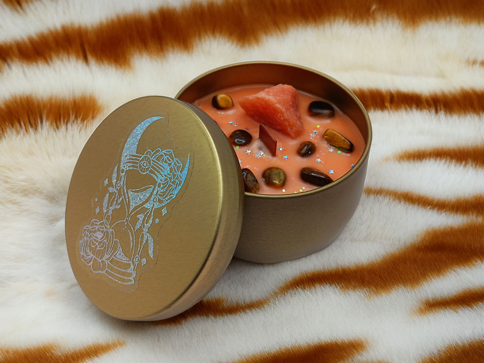 Thumbnail: Crystal Infused Organic Soy Candle