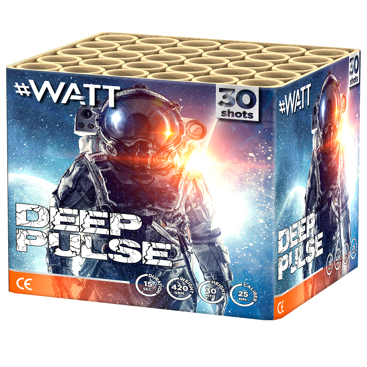 Deep Pulse - 30 Schuss #WATT  Feuerwerksbatterie