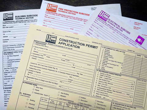 Permitting phase of architecture and construction project