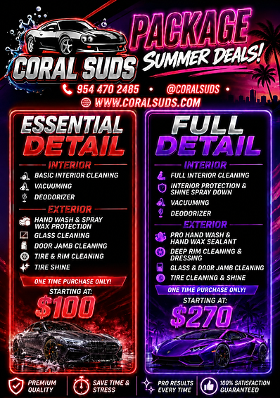 Coral Suds- Services