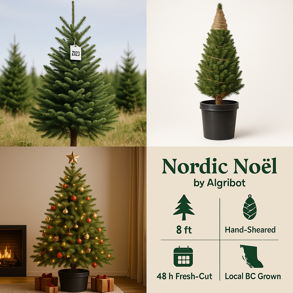 “Nordic Noël” 8 ft Christmas Tree — 2025 Pre-Order