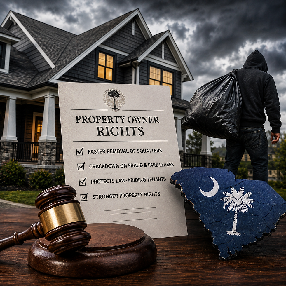 South Carolina Is Cracking Down on Squatters and Rental Scams