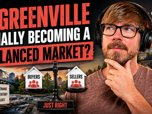 Is Greenville Finally Becoming a Balanced Market?