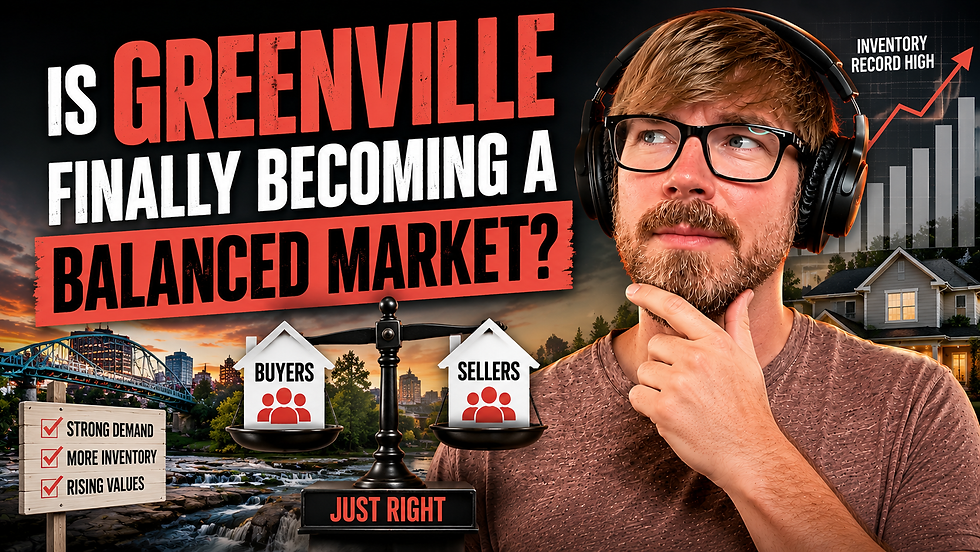 Is Greenville Finally Becoming a Balanced Market?
