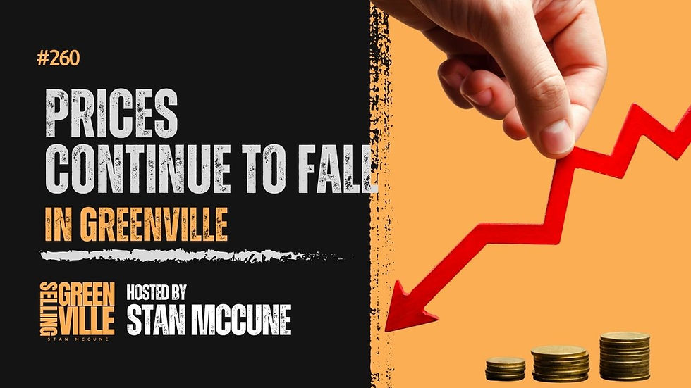 Prices Continue to Fall in Greenville