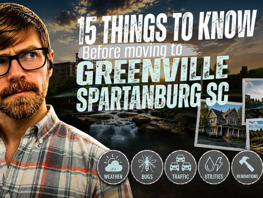 15 Things to Know Before Moving to Greenville, Spartanburg, SC
