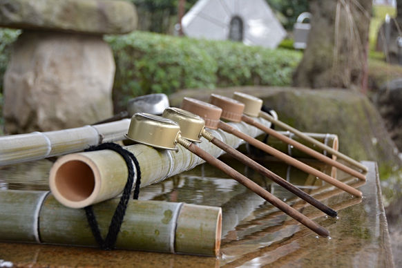 Japanese Purification Fountain (Chōzuya)
