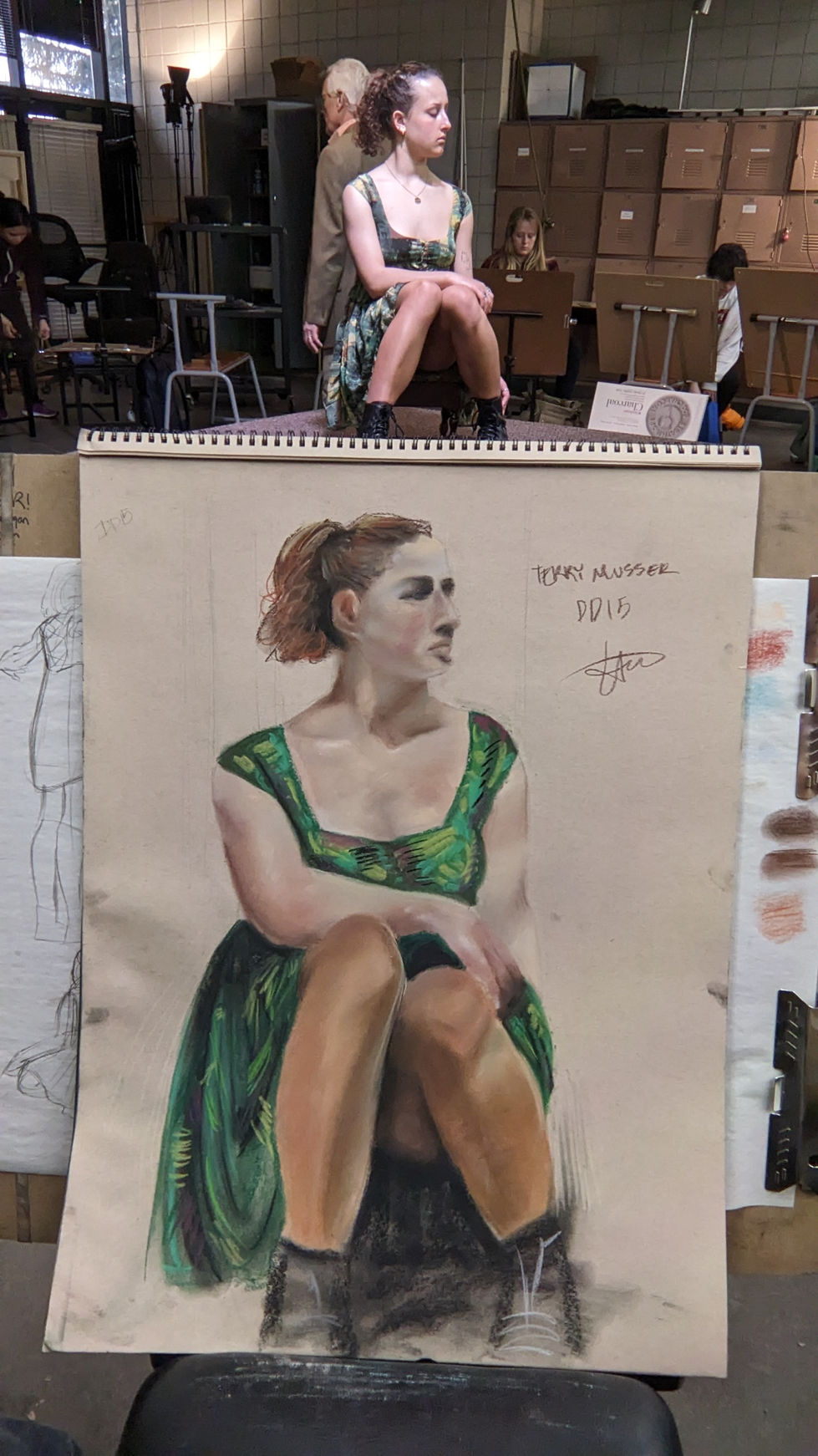 Daily Drawing XV: Colored Figure