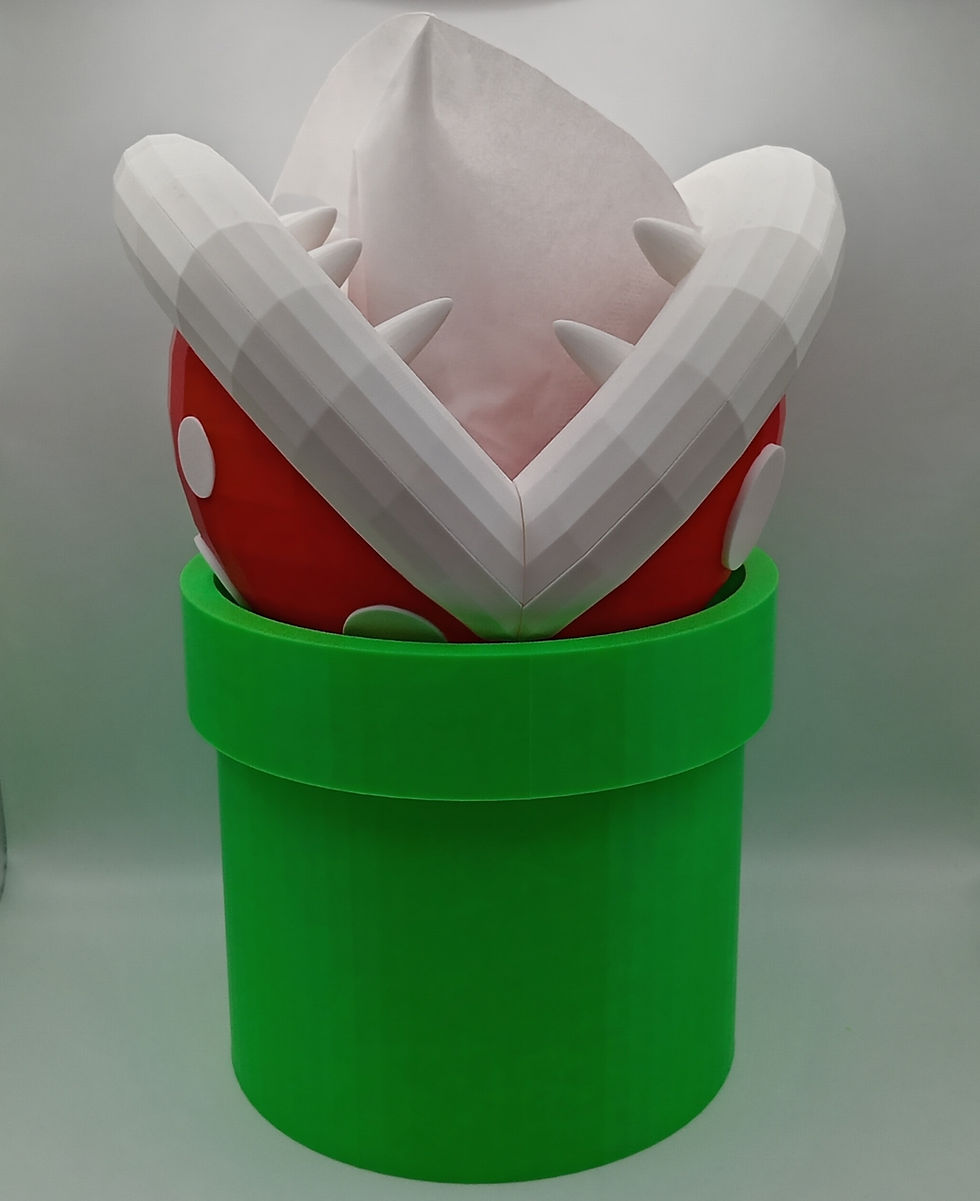 Piranha Plant - Tissue Box - Square