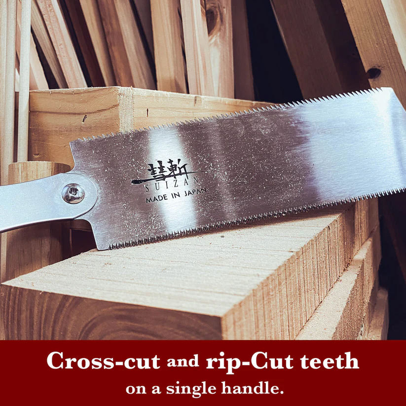 Thumbnail: Suizan 9½" Ryoba (Double Edge) Japanese Pull Saw