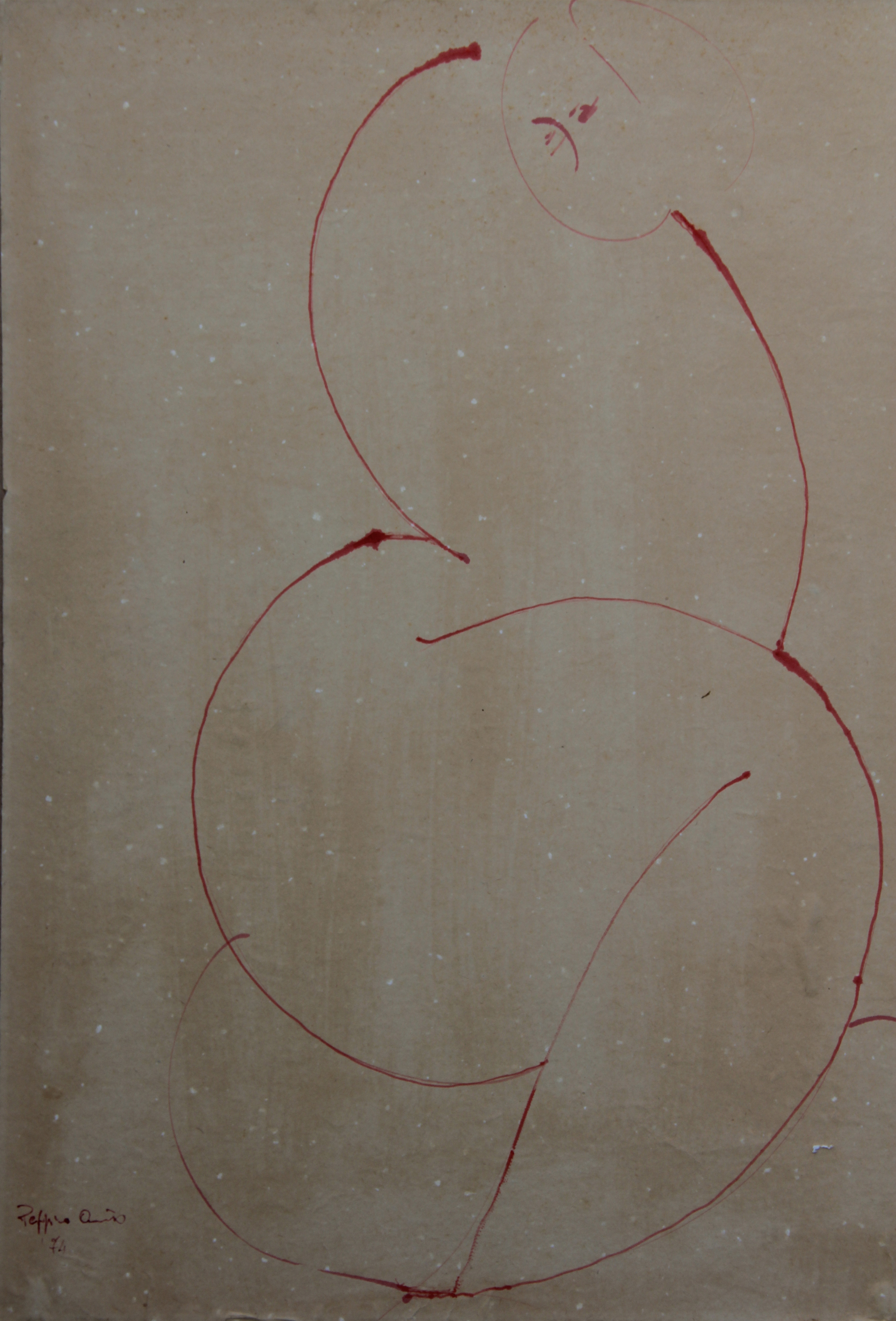 Schizzo, 1974 - china 34x46 cm