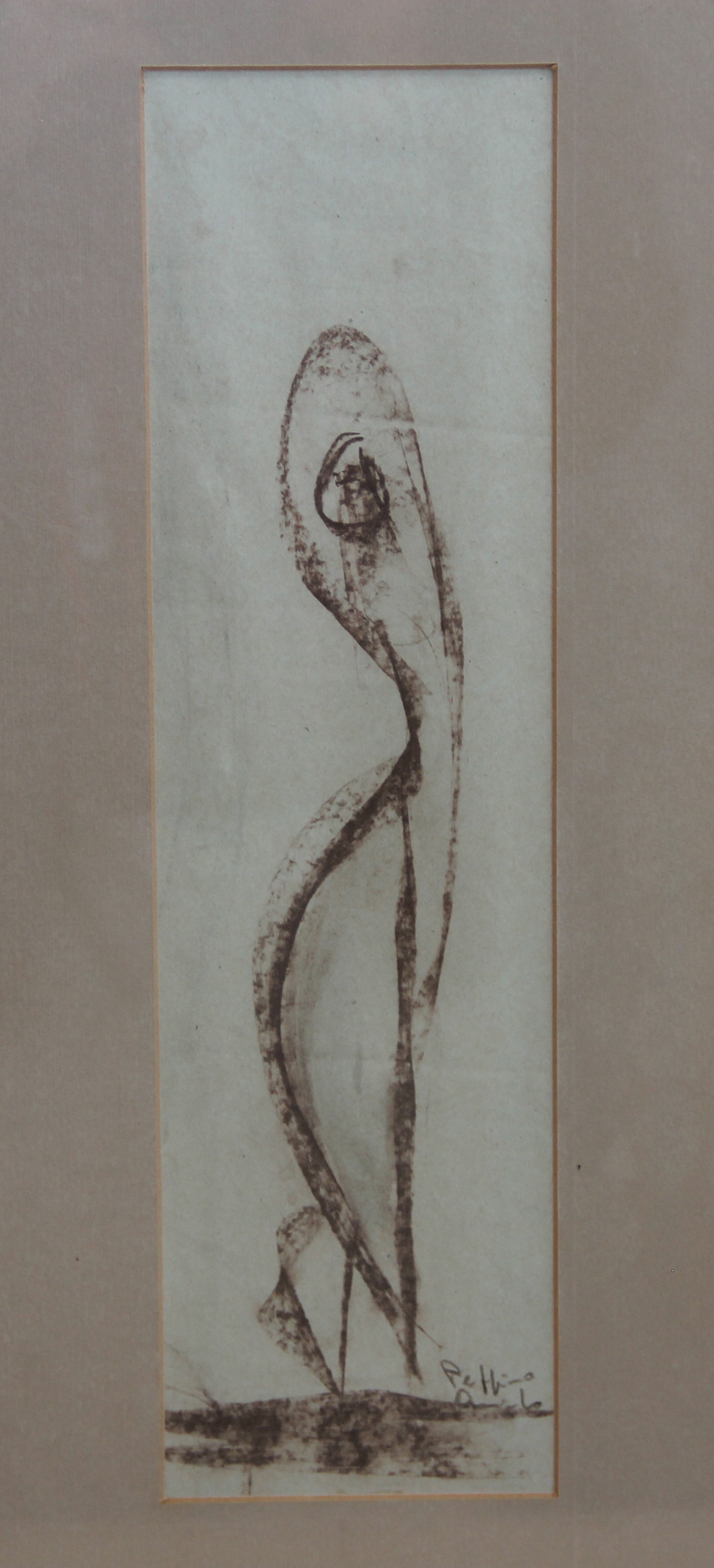 Danza, 1984 - pastello 12x41cm