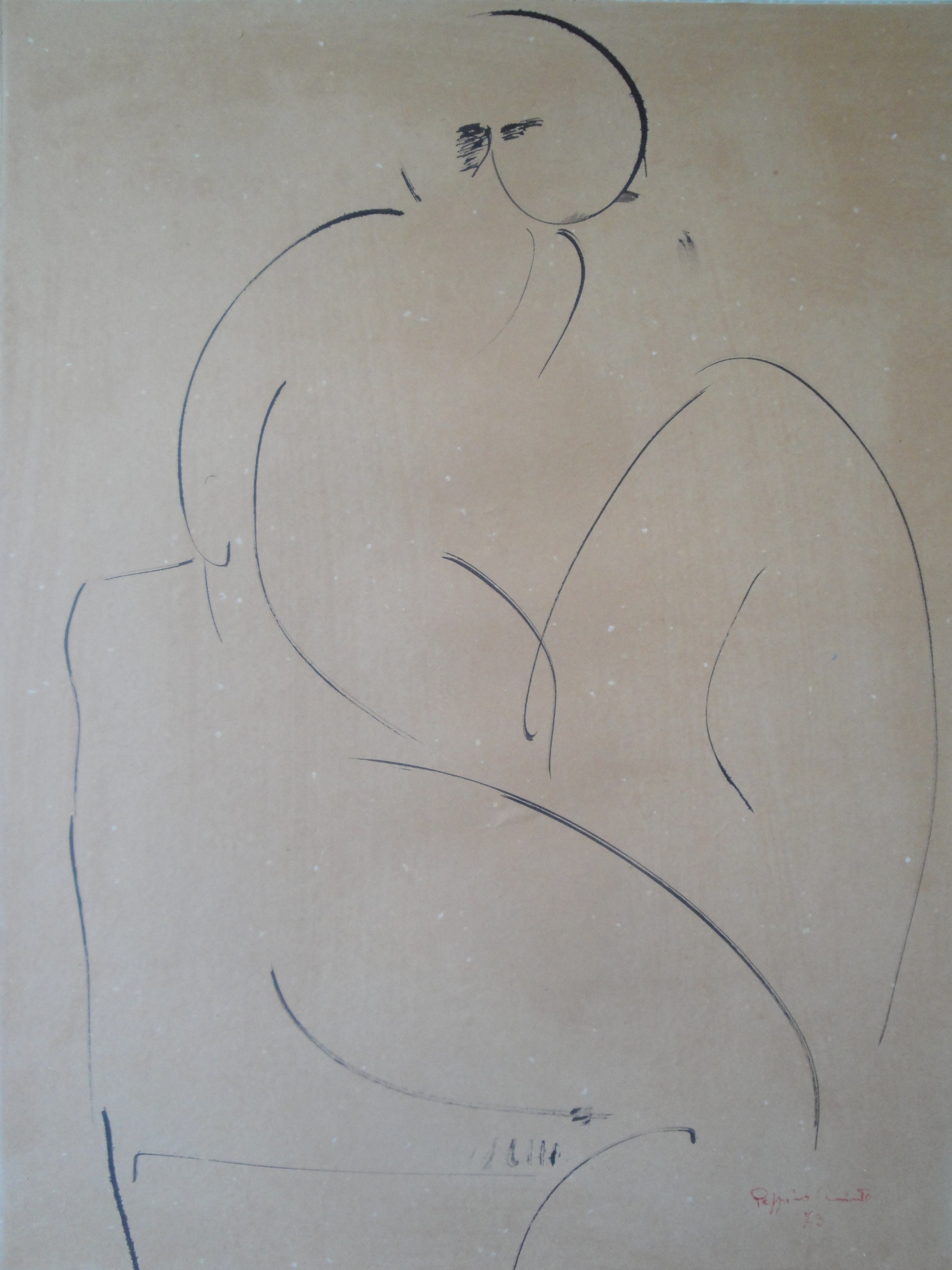 Schizzo,1975 -china 34x48 cm
