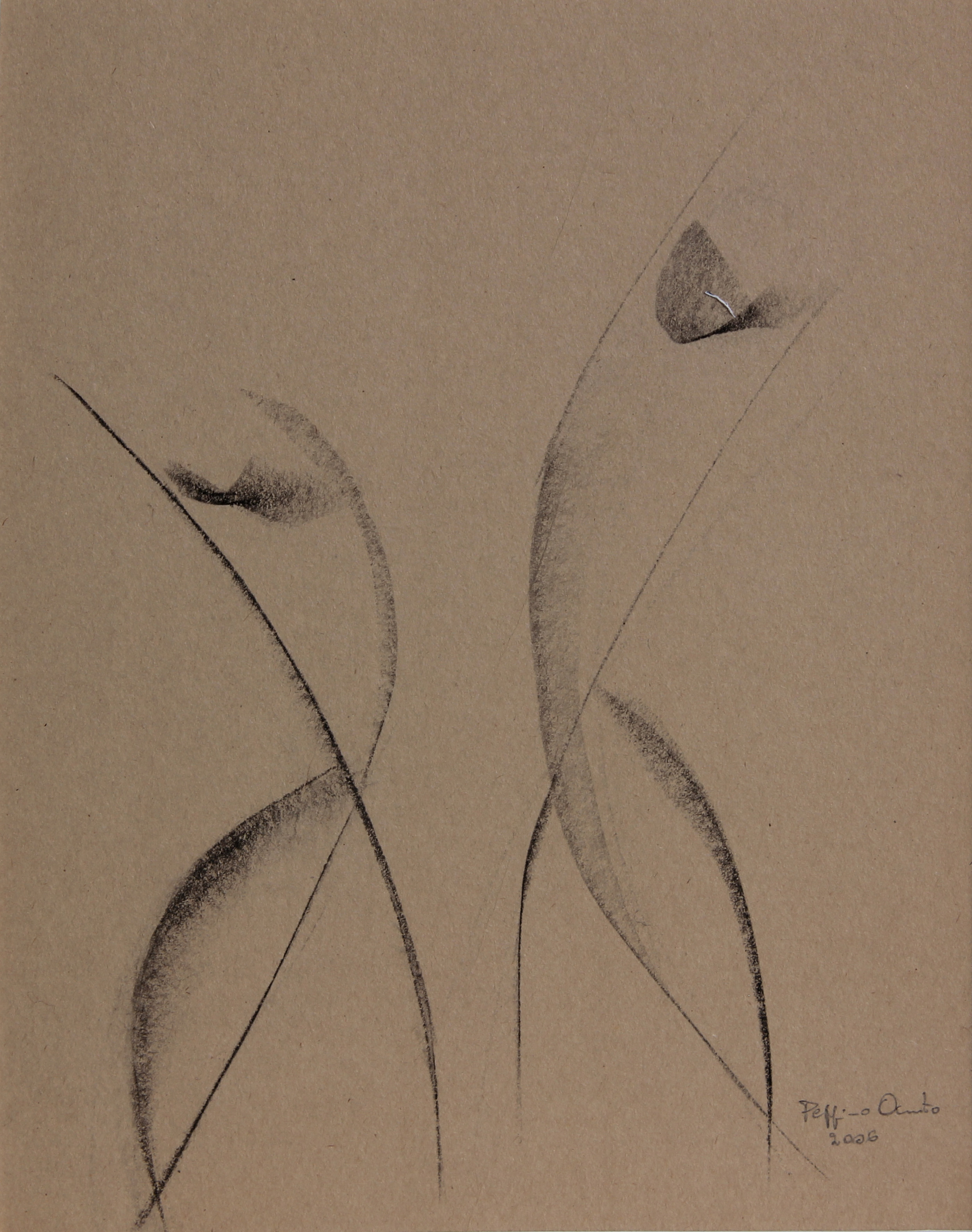 Prove di ballo, 2006 - schizzo 21x27 cm