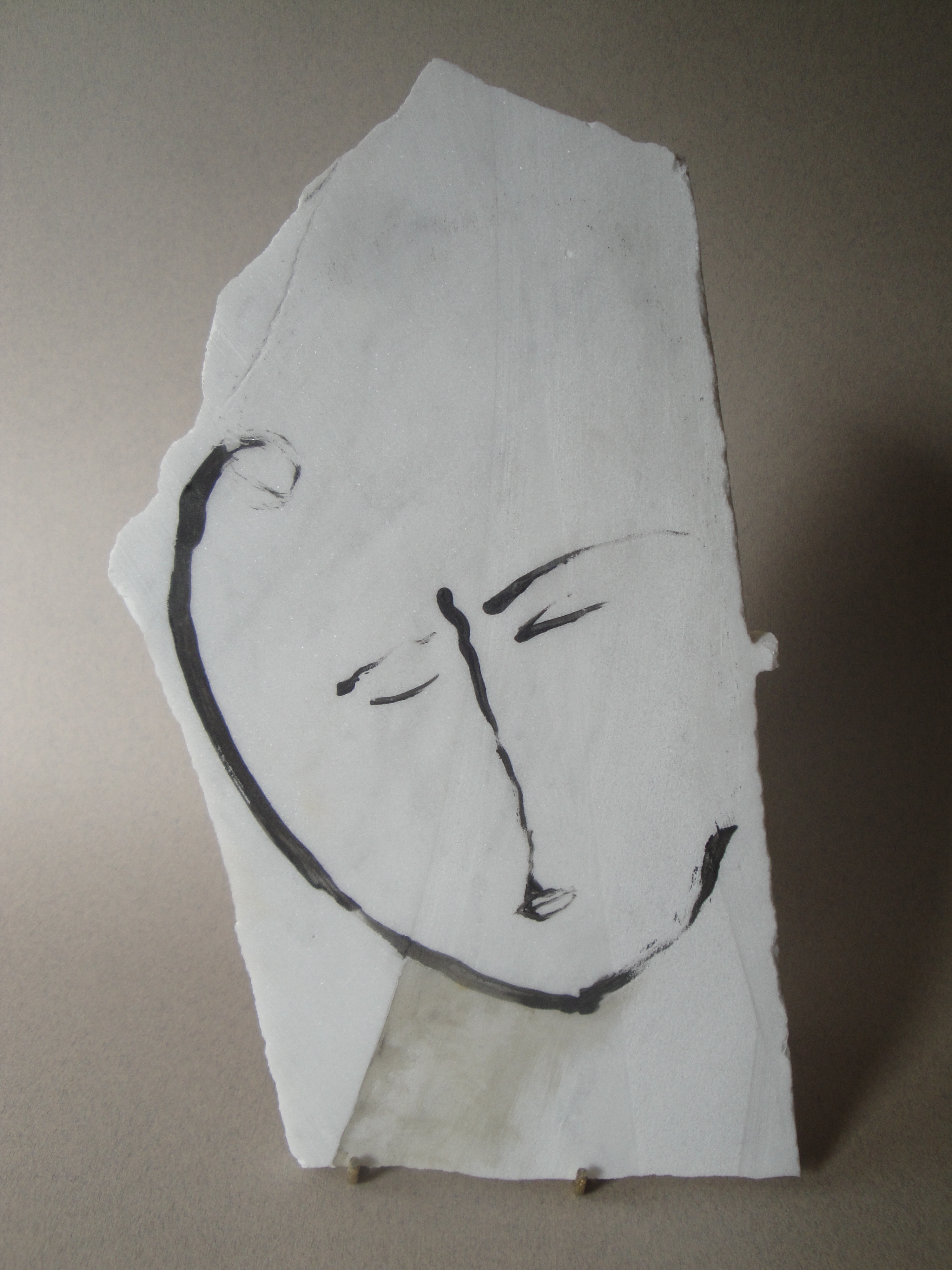 Volto, 2010 -marmo 16x30 cm