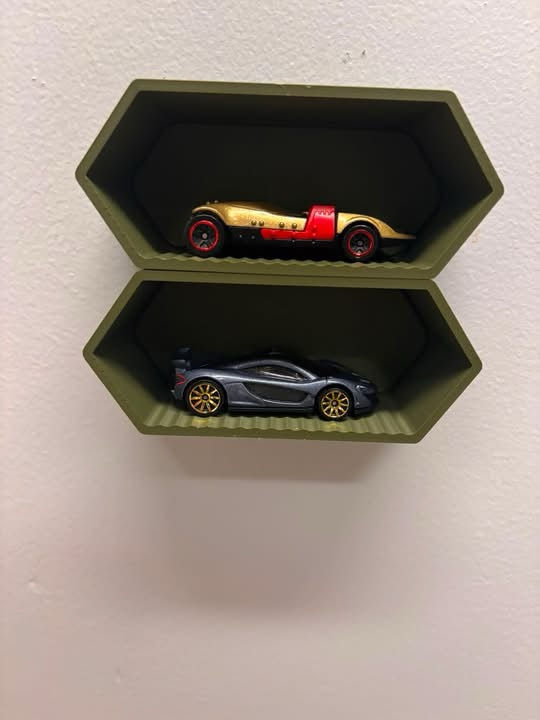 Thumbnail: 1:64 Scale Toy Car Display — Honeycomb Storage