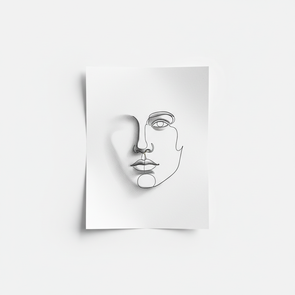 Minimalist Portrait Print