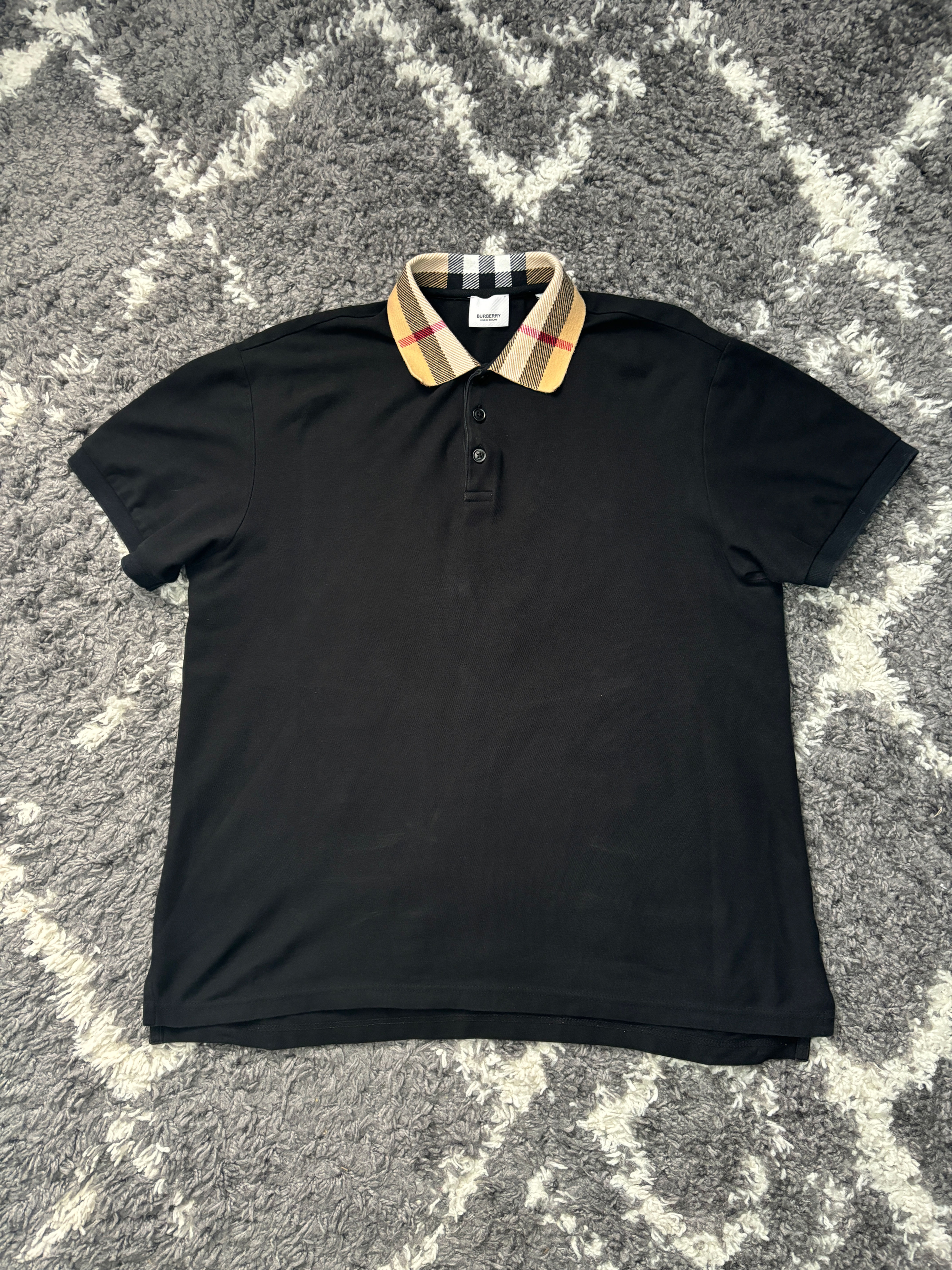 Burberry Check Polo Shirt