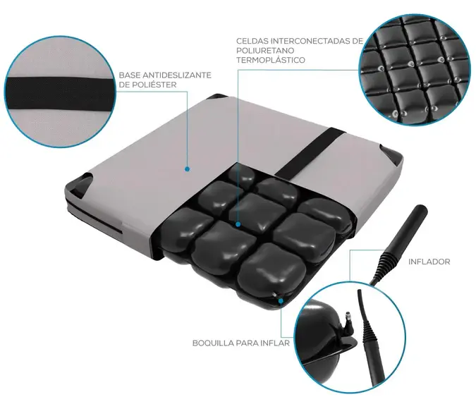 Miniatura: Cojín para silla de ruedas TheraAir