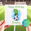 Thumbnail: Personalised Football 1st Birthday Card: Custom Name