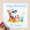 Thumbnail: Personalised Dentist Retirement Card – Relaxing Tooth Illustration Style