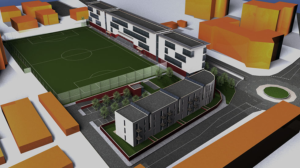campo da calcio e strutture