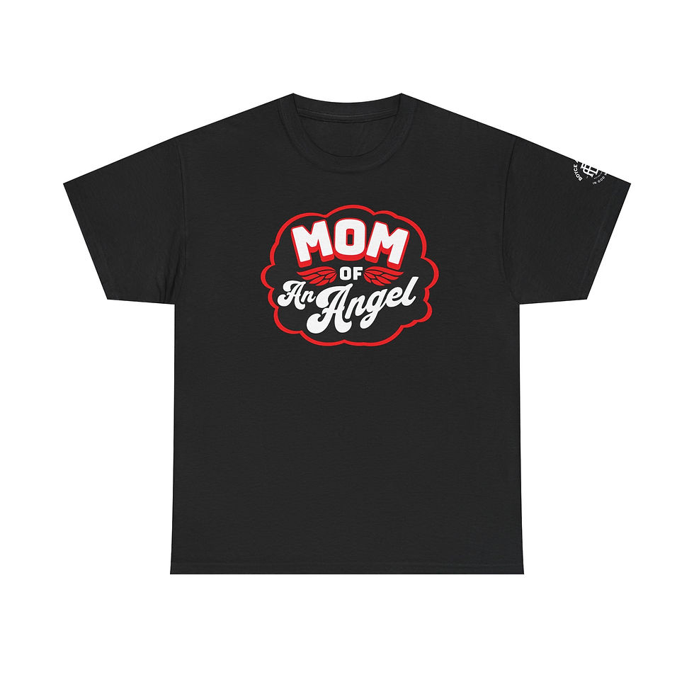 Thumbnail: MOM OF AN ANGEL T SHIRT