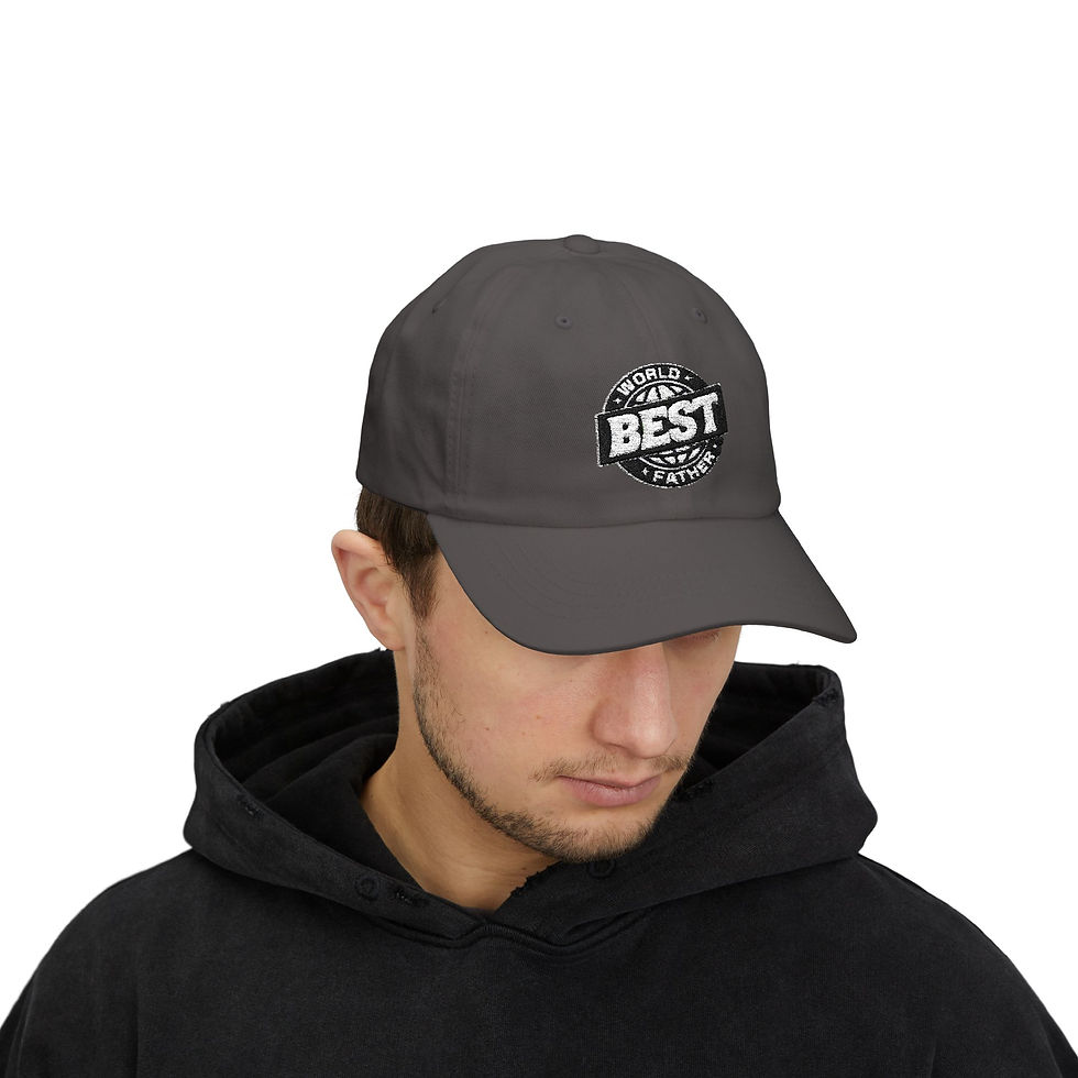 Thumbnail: Best father Embroidered Classic Dad Cap 