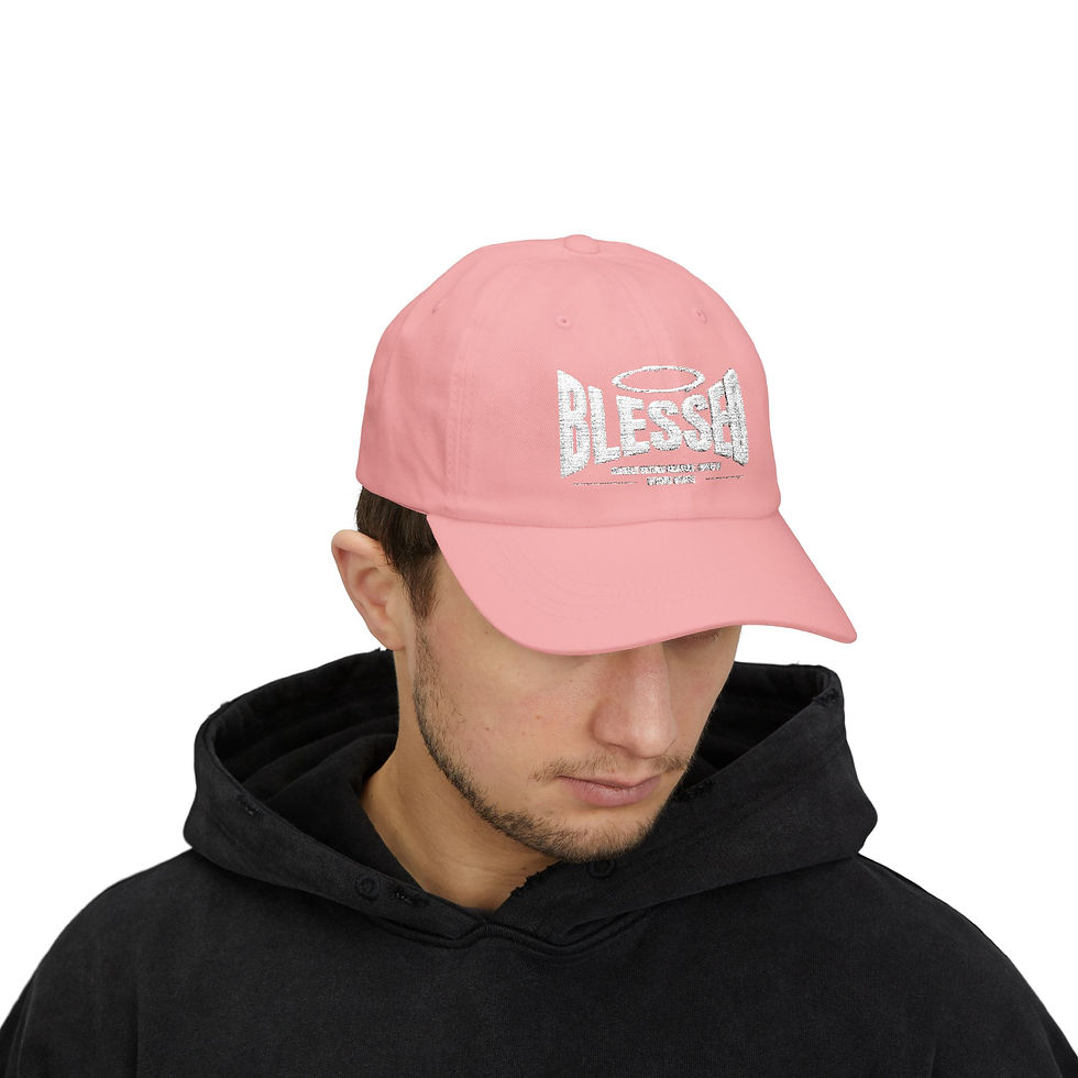 Thumbnail: Blessed Embroidered Classic Dad Cap 