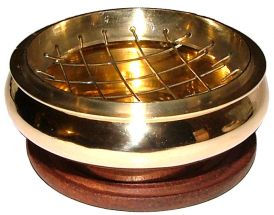 Screen Top Brass 3" Resin Burner