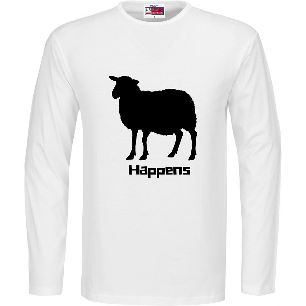 Sheep happens Long sleeve t-shirt