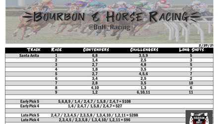Saturday Betting Guides, Gulfstream, Aqueduct, and Santa Anita