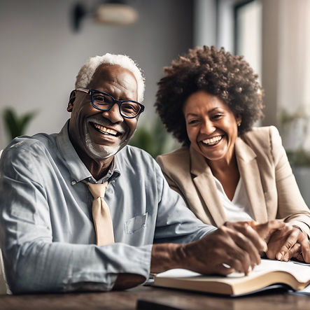 older black adult getting legal help they look happy.jpg