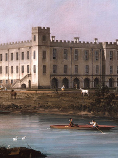A View of Syon House Across the Thames from the South East