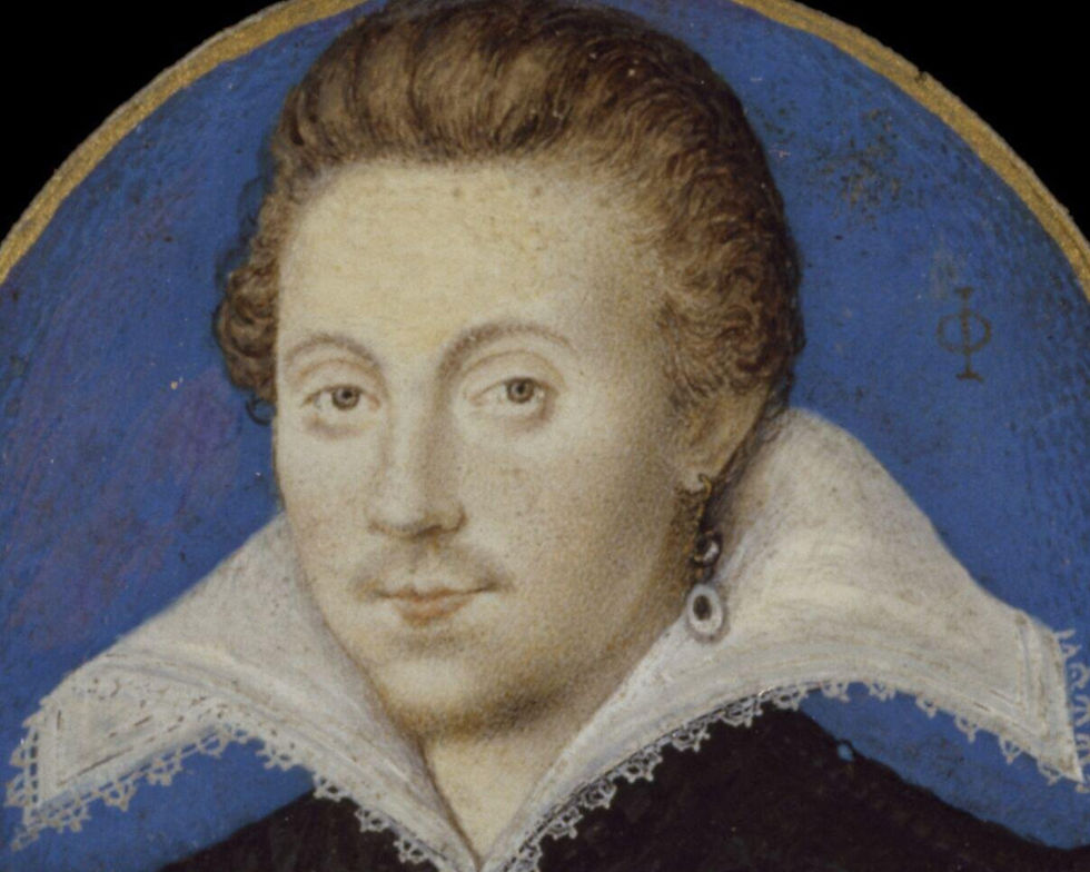 Detail from 'Portrait Miniature of possibly Sir Philip Sidney', ? Nicholas Hilliard, c.1600 © Victoria and Albert Museum London