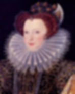 Detail from 'Lettice, Countess of Essex and Leicester' George Gower, 1585 © Longleat House