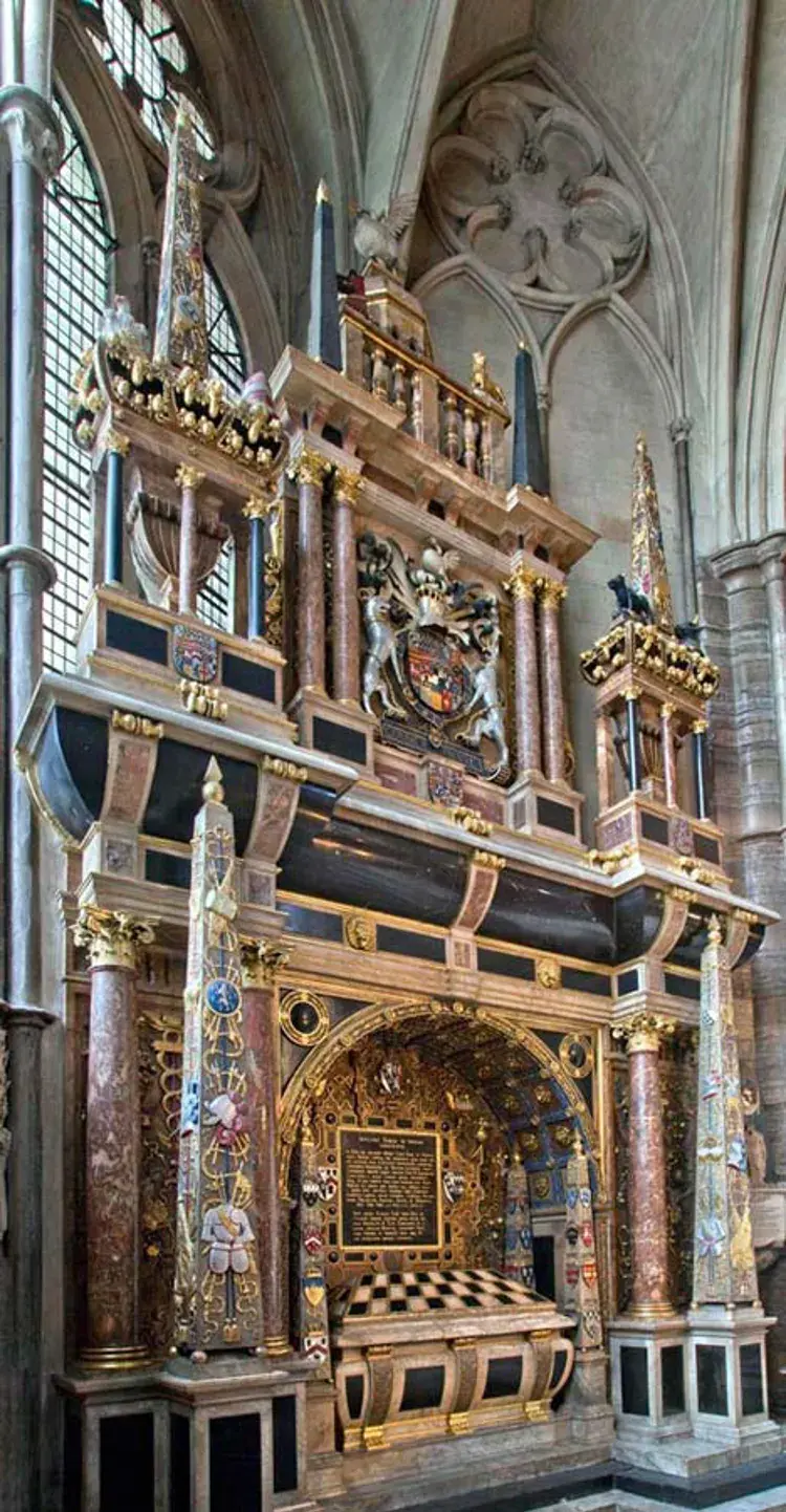 'Monument dedicated to Henry Carey, Lord Hundson' Westminster Abbey © Dean and Chapter of Westminster