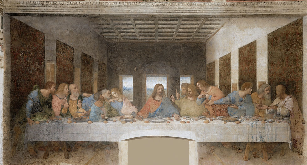'The Last Supper' Leonardo Da Vinci; 1494-98 © Cenacolo Vinciano